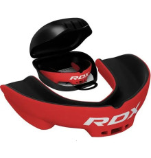 Капа боксерська доросла RDX 3w від 12 років чорно-червона