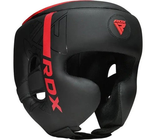 Шолом боксерський RDX F6 KARA Matte розмір S, чорно-червоний Шолом боксерський RDX F6 KARA Matte розмір S, чорно-червоний