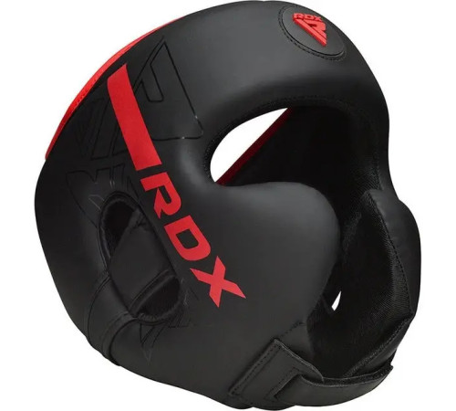 Шолом боксерський RDX F6 KARA Matte розмір S, чорно-червоний Шолом боксерський RDX F6 KARA Matte розмір S, чорно-червоний