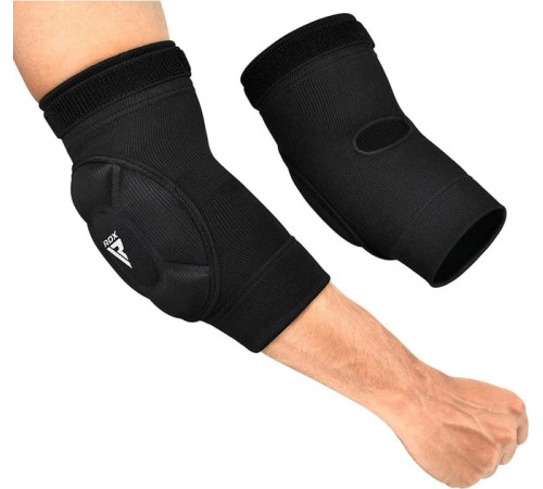 Налокітник RDX HOSIERY ELBOW FOAM розмір M, чорно-білий