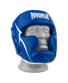 Шолом боксерський закритий PowerPlay 3100 PU розмір XS, синій