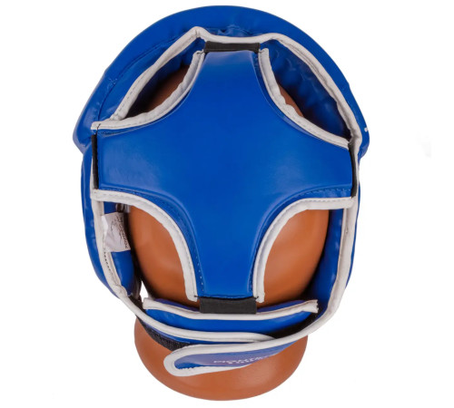 Шолом боксерський закритий PowerPlay 3100 PU розмір XS, синій
