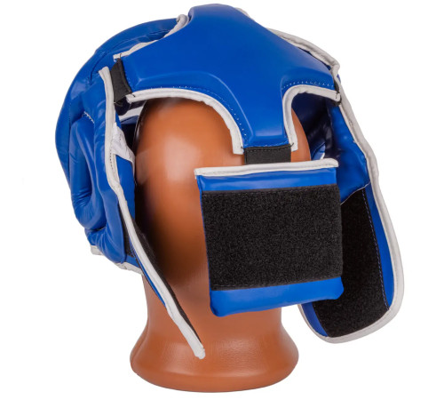 Шолом боксерський закритий PowerPlay 3100 PU розмір XS, синій