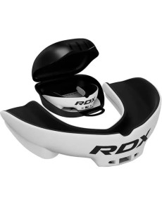 Капа боксерська доросла RDX 3w від 12 років чорно-біла