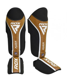 Захист гомілки RDX T17 Aura XL, чорно-золотисті