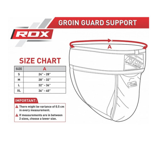 Захист паху RDX Groin Guard XL, чорно-зелені
