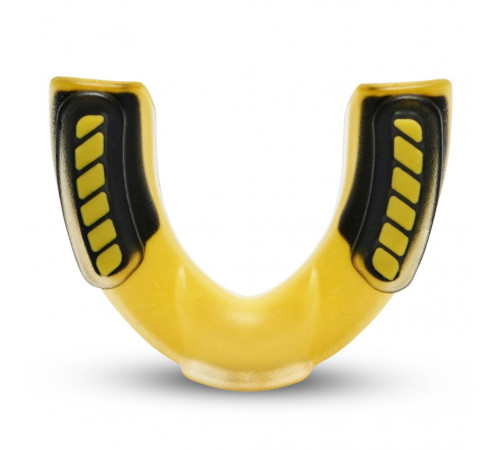 Капа боксерська Leone Top, чорно-жовта