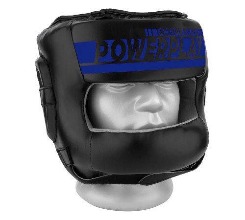 Шолом боксерський закритий PowerPlay 3067 Challanger розмір XL, темно-синій Шолом боксерський закритий PowerPlay 3067 Challanger розмір XL, темно-синій