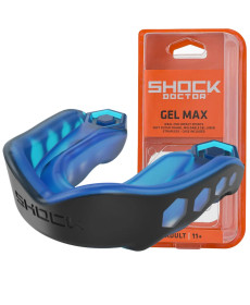 Капа боксерська дитяча Shock Doctor Gel Max до 10 років чорно-синя