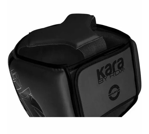 Шолом боксерський з капою RDX F6 KARA Matte розмір M, чорний Шолом боксерський з капою RDX F6 KARA Matte розмір M, чорний