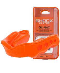 Капа боксерська доросла Shock Doctor Gel Max від 11 років оранжева