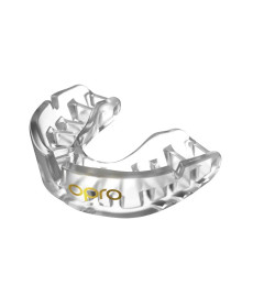 Капа боксерська дитяча OPRO Gold до 10 років прозора