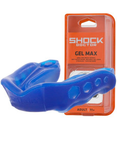 Капа боксерська доросла Shock Doctor Gel Max від 11 років синя