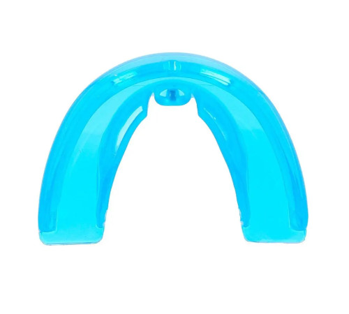 Капа боксерська під брекети Shock Doctor Single Braces до 11 років блакитна