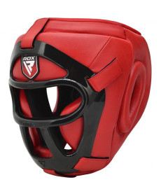 Шолом боксерський тренувальний RDX Guard L, червоний