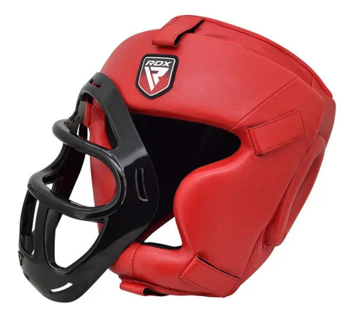 Шолом боксерський з капою RDX T1 Grill розмір M, червоний