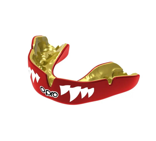 Капа боксерська доросла OPRO Instant JAWS від 11 років червона