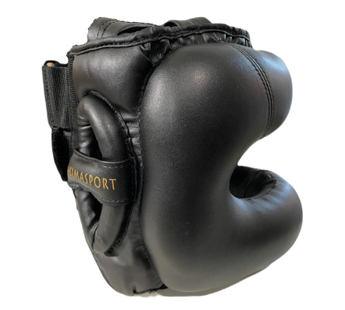 Шолом боксерський із захистом носа Yakimasport PRO BLACK, розмір М Шолом боксерський із захистом носа Yakimasport PRO BLACK, розмір М
