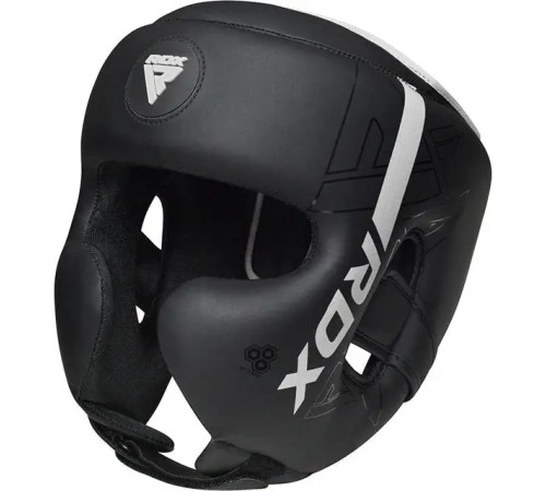 Шолом боксерський з капою RDX F6 KARA Matte розмір M, чорно-білий Шолом боксерський з капою RDX F6 KARA Matte розмір M, чорно-білий