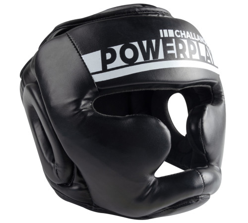 Шолом боксерський закритий PowerPlay 3048 розмір XL, чорно-білий Шолом боксерський закритий PowerPlay 3048 розмір XL, чорно-білий