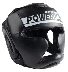 Шолом боксерський закритий PowerPlay 3048 розмір S, чорно-білий