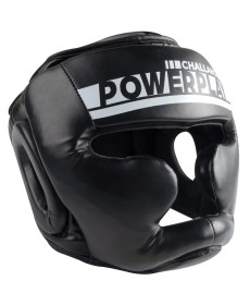 Шолом боксерський закритий PowerPlay 3048 розмір S, чорно-білий