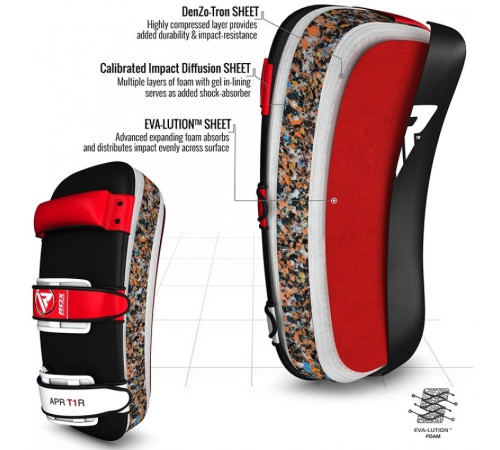 Пади для тайського боксу RDX, (1 шт) різнокольорові