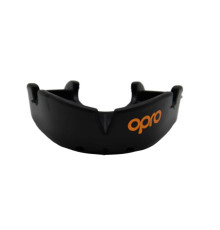 Капа боксерська доросла OPRO Bronze від 10 років чорна