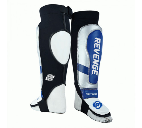 Захист гомілки REVENGE MMA-EV-29-2908 XL, синьо-сірий