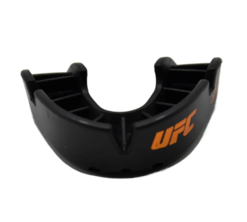 Капа боксерська доросла OPRO Bronze UFC Hologram від 10 років чорна