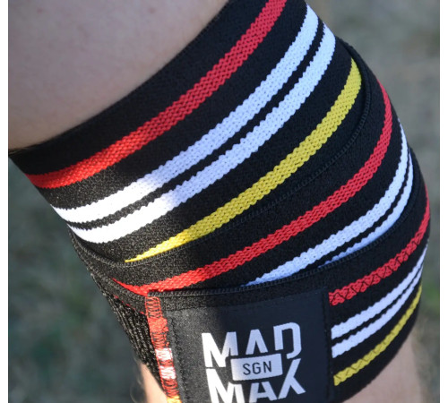 Бинти на коліна MadMax MFA-292 1,8 м, різнокольорові