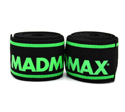 Бинти на коліна MadMax MFA-299 2 м, чорно-зелені