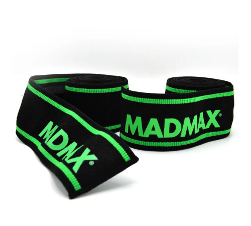 Бинти на коліна MadMax MFA-299 2 м, чорно-зелені