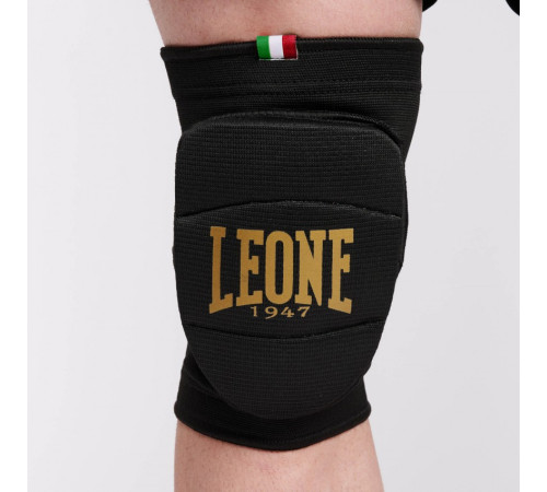 Наколінники Leone DNA S/M, чорно-золотисті