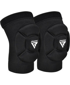 Наколінники спортивні RDX Hosiery Knee Foam K5 L, чорно-білі