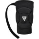 Наколінники спортивні RDX Hosiery Knee Foam K5 L, чорно-білі