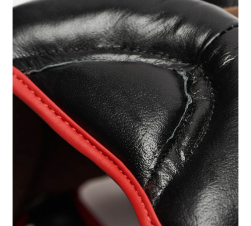 Шолом боксерський Leone Full Cover L, чорно-червоний