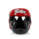 Шолом боксерський закритий Fairtex HG13 розмір L, чорно-червоний