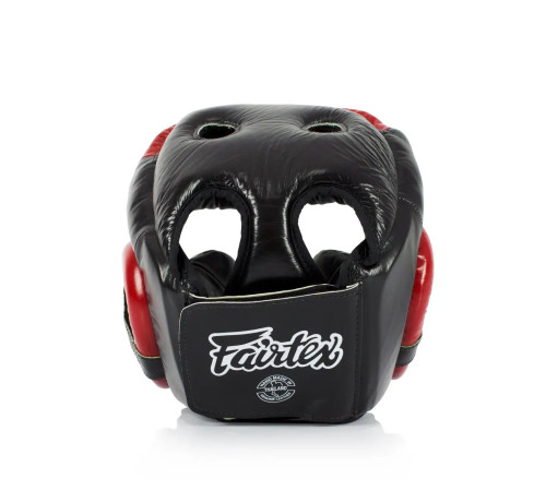 Шолом боксерський закритий Fairtex HG13 розмір L, чорно-червоний Шолом боксерський закритий Fairtex HG13 розмір L, чорно-червоний