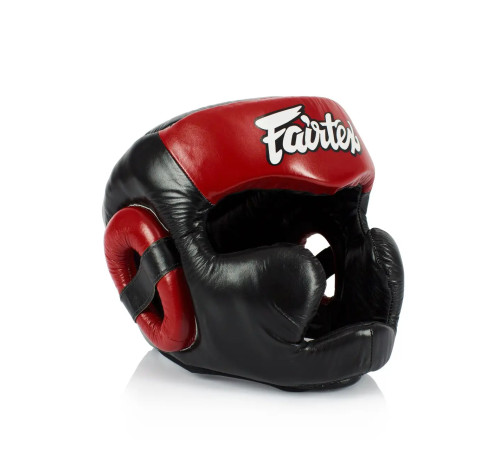 Шолом боксерський закритий Fairtex HG13 розмір L, чорно-червоний Шолом боксерський закритий Fairtex HG13 розмір L, чорно-червоний