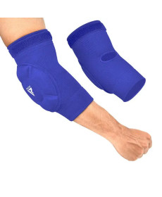Налокітники спортивні RDX Hosiery Elbow Foam XL, сині