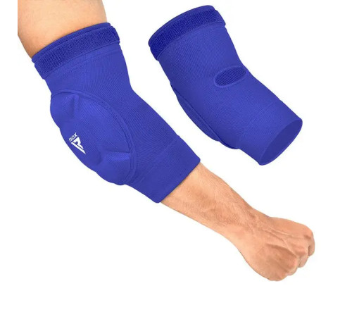 Налокітники спортивні RDX Hosiery Elbow Foam XL, сині