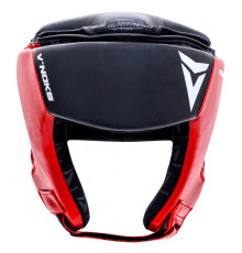 Шолом боксерський VNoks Lotta S/M, чорно-червоний