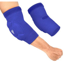 Налокітники спортивні RDX Hosiery Elbow Foam M, сині