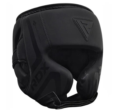 Шолом боксерський з капою RDX T15 Noir Cheek Protector розмір XL, чорний Шолом боксерський з капою RDX T15 Noir Cheek Protector розмір XL, чорний