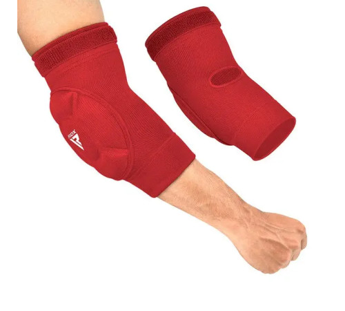 Налокітники спортивні RDX Hosiery Elbow Foam M, червоні