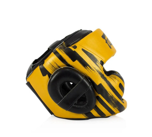 Шолом боксерський закритий Fairtex HG16 розмір M, жовтий Шолом боксерський закритий Fairtex HG16 розмір M, жовтий