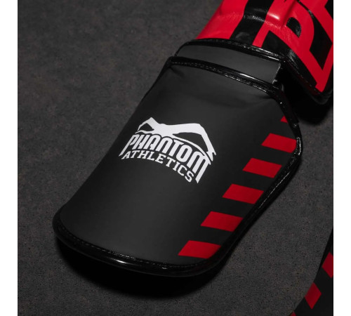 Захист гомілки та стопи Phantom APEX Striking L/XL, червоний