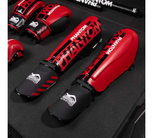 Захист гомілки та стопи Phantom APEX Striking L/XL, червоний