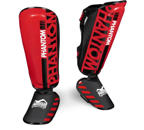 Захист гомілки та стопи Phantom APEX Striking S/M, червоний